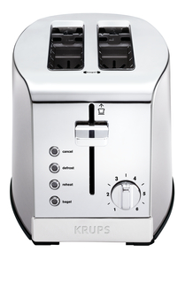 KRUPS 2-Slice Toaster w/Bun Warmer