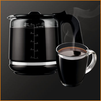 12-Cup Savoy Programmable Digital Stainless Steel Digital Coffee Maker  EC312050