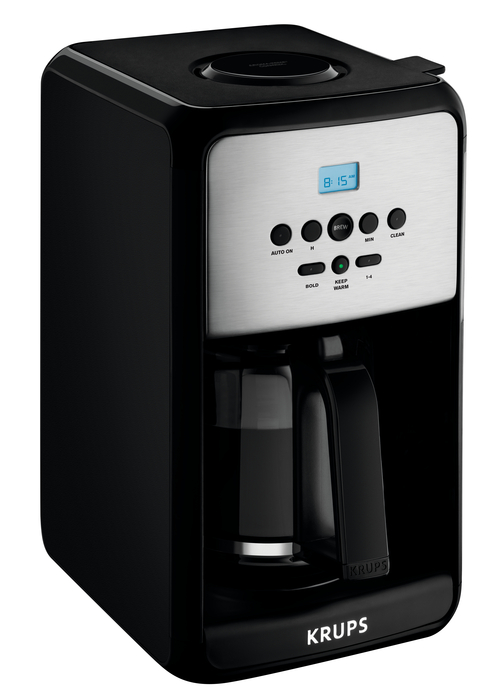 This 12-cup coffee maker is programmable