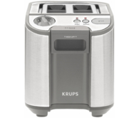 Krups F160 toaster - 2 slices, heater-plat, drawer vacuuming, cancel button