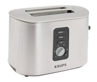 Krups F160 toaster - 2 slices, heater-plat, drawer vacuuming, cancel button